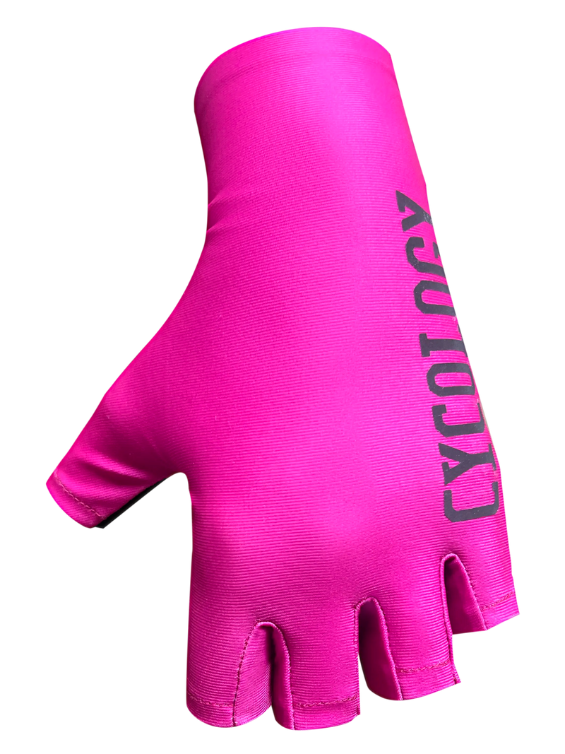Pink Aero Cycling Gloves