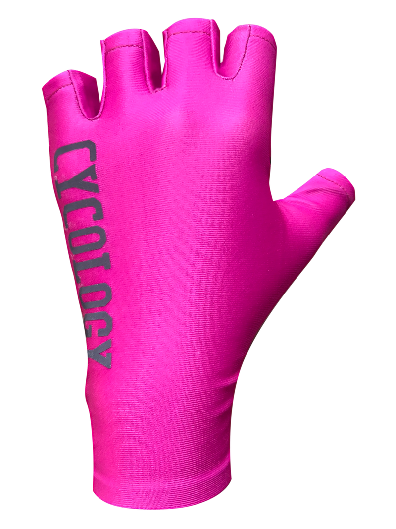 Pink Aero Cycling Gloves