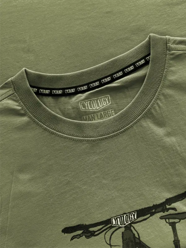 Berm Baby Berm Green Men's Cycling MTB T-Shirt  Neck Cycology AUS