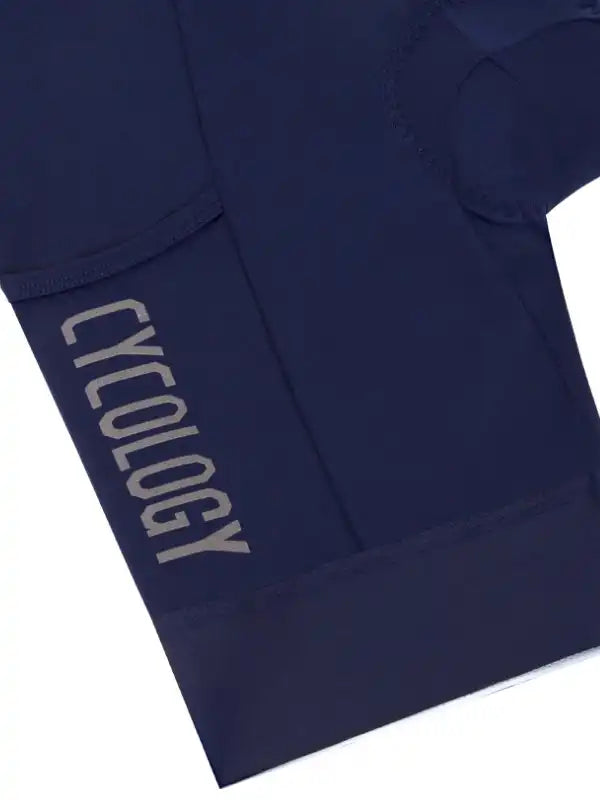 Cycology Women's Navy Cargo Cycling Shorts pocket detail | Cycology AUS