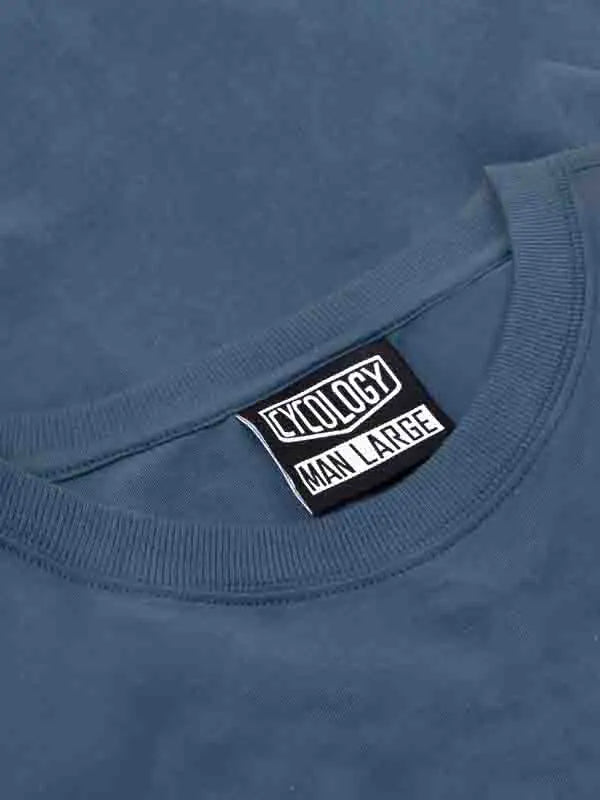 Gone Riding Men's Blue Cycling T-Shirt Neck Cycology AUS