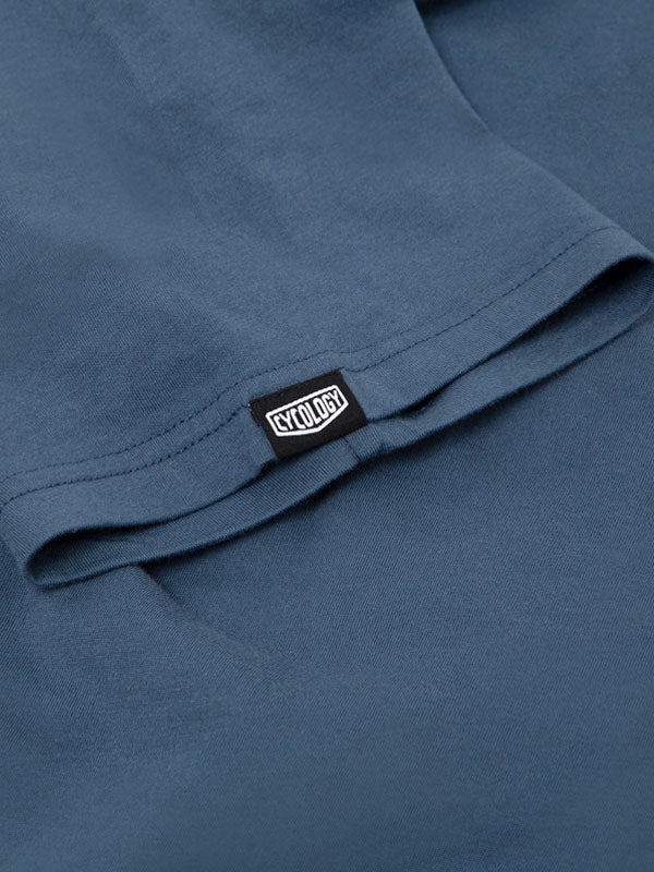 Always Ready To Ride Blue Men's Cycling T-Shirt Sleeve  | Cycology AUS