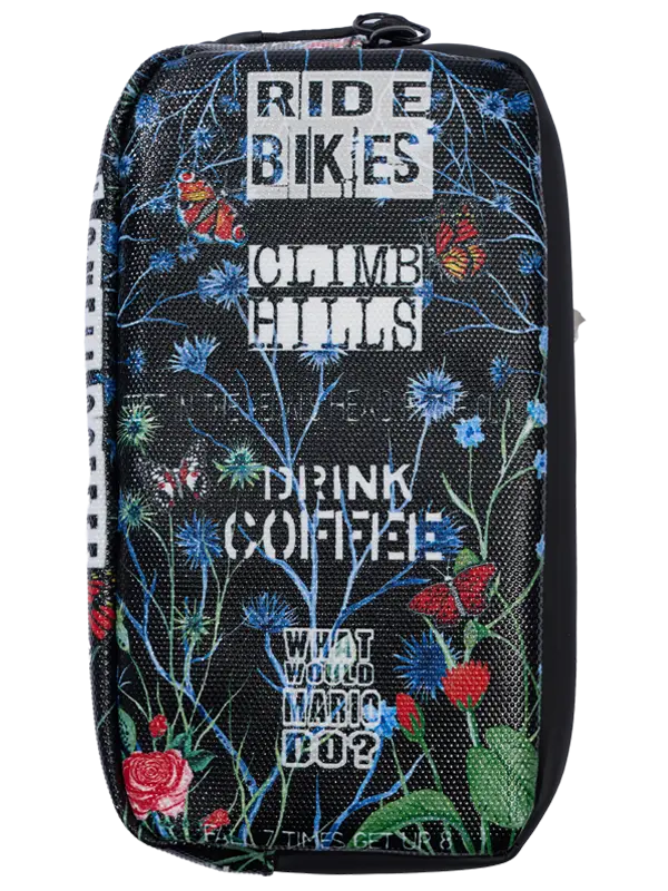 Gangsta Black Cycling Wallet Side  Cycology AUS