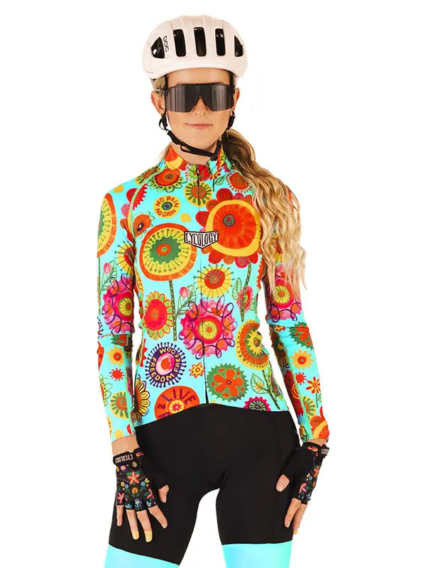 Heavy Pedal LS Summer Women's Jersey on Model