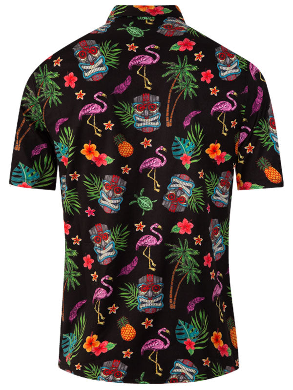 Molokai Men's Black Gravel Cycling Shirt  Back | Cycology AUS