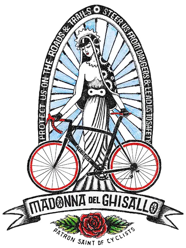 Madonna Blue Men's Cycling T-Shirt  Graphic | Cycology AUS