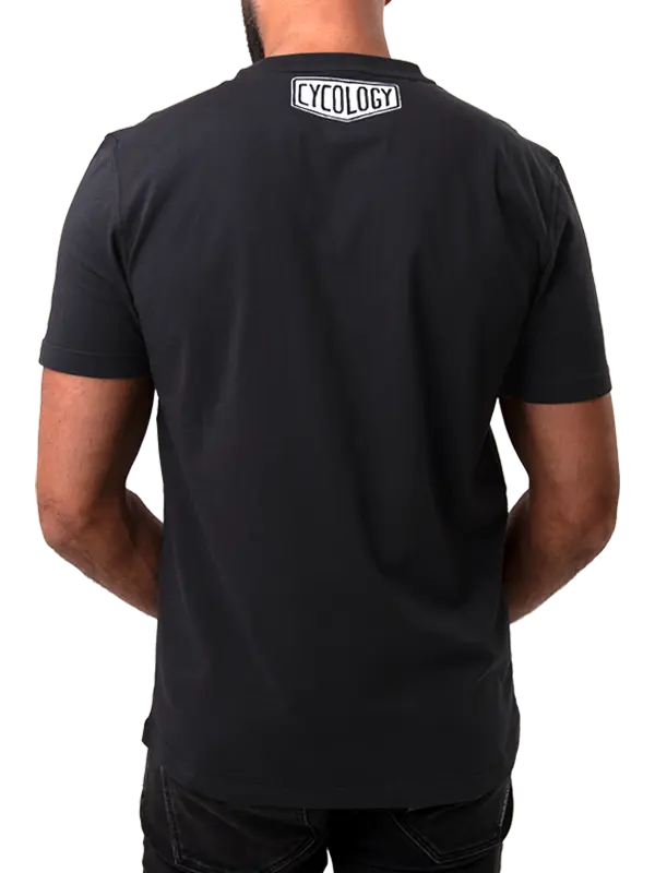 Charcoal  men's t-shirt  back 