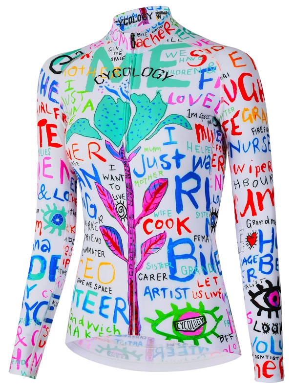 See Me Women's Long Sleeve Summer Jersey White