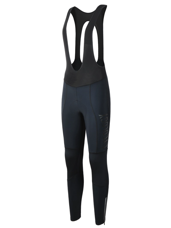 Cycology Black  Women's Quick Pee Cycling Bib Tights  Side | Cycology AUS