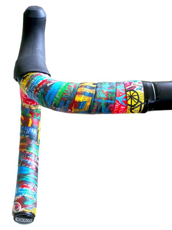 8 Days Blue Cycling Handlebar Tape on Handlebar View| Cycology Clothing