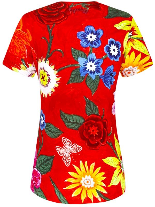 Aloha Red Womens Technical T shirt | Cycology AUS
