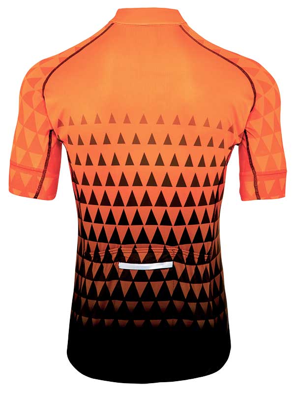 Baroudeur Mens Short Sleeve Orange Cycling Jersey | Cycology AUS