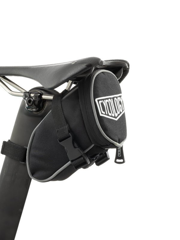 Cycology Black Bike Saddle Bag | Cycology AUS