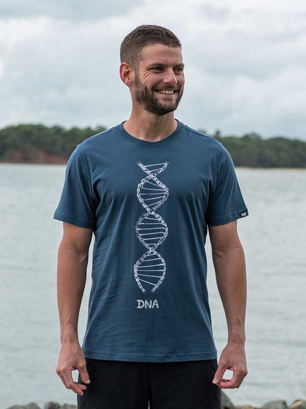 DNA Men's Denim Cycling T-Shirt | Cycology AUS
