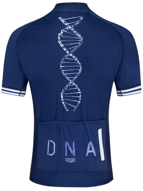 DNA Men's Navy Short Sleeve Cycling Jersey | Cycology AUS