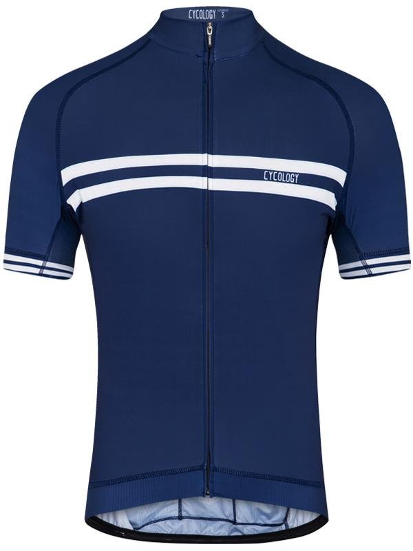 DNA Men's Navy Short Sleeve Cycling Jersey | Cycology AUS