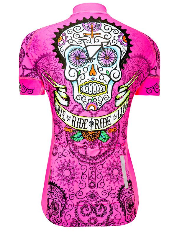 Day of the Living Pink Womens Cycling Jersey | Cycology Clothing