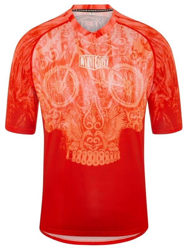 Fast and Loose Short Sleeve Red Mountain Bike Jersey | Cycology AUS
