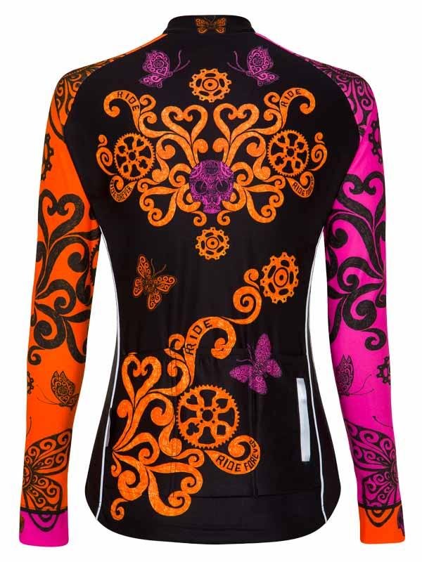 Free Your Mind Womens Black Long Sleeve Cycling Jersey | Cycology