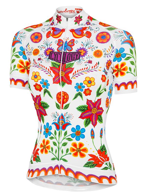 Frida White Women's Cycling Jersey | Cycology Clothing AUS