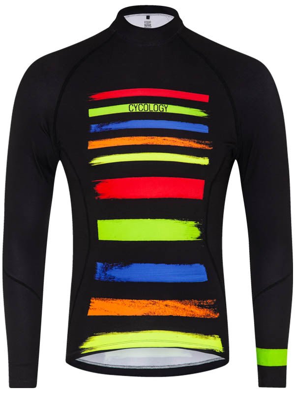 Horizon Mens Black Long Sleeve Cycling Base Layer | Cycology AUS