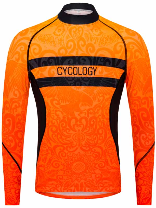  Life Behind Bars Men's Long Sleeve Cycling Base Layer Front | Cycology AUS