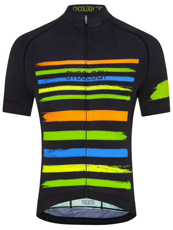 Limited Horizon Men's Black Cycling Jersey | Cycology AUS