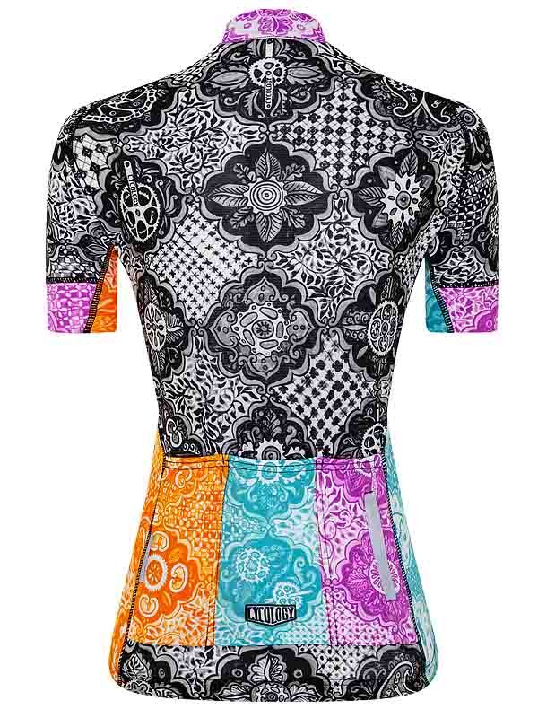 Lola Womens Black Short Sleeve Cycling Jersey | Cycology AUS