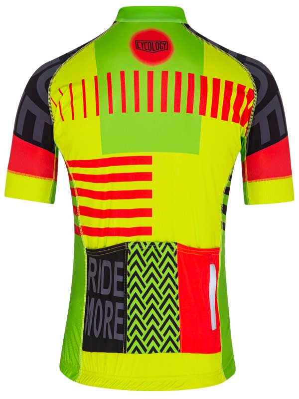 Ride More Mens Green Cycling Jersey | Cycology AUS