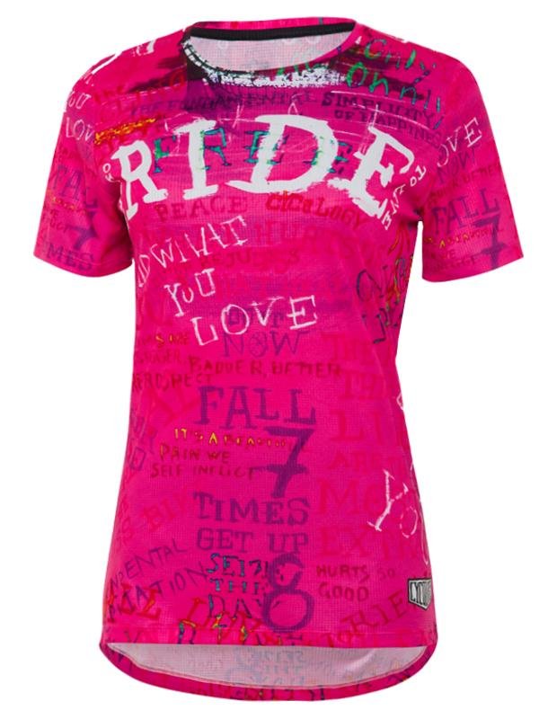 Ride Womens Pink Technical T shirt | Cycology Clothing