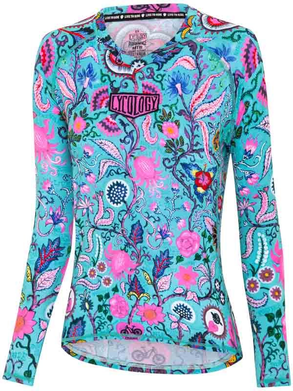 Secret Garden Womens Long Sleeve Mountain Bike Jersey | Cycology AUS