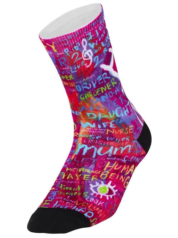 See Me Pink Cycling Socks | Cycology Clothing AUS