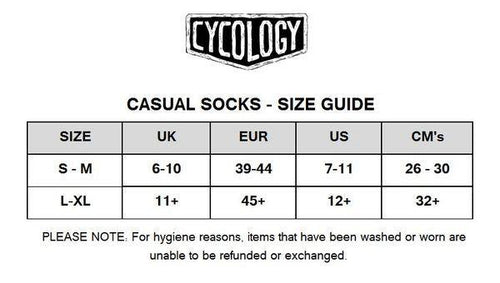 Mens Casual Black Cotton Bamboo Socks | Cycology Clothing AUS