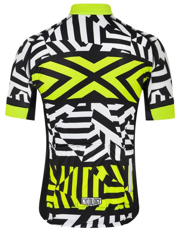 Summit Mens Black and White Cycling Jersey | Cycology  AUS