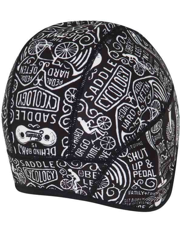 Wisdom Black Thermal Cycling Beanie | Cycology AUS