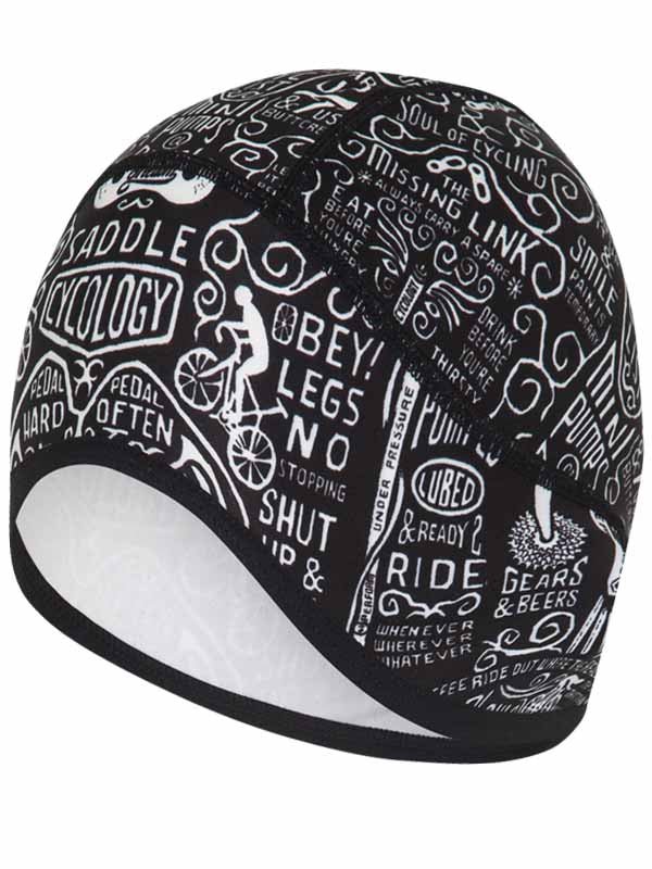 Wisdom Black Thermal Cycling Beanie | Cycology AUS