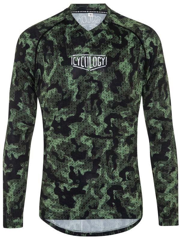 Men's Mountain Bike Jersey - Long Sleeve Cycling Shirt For MTB, BMX & Motocross Riding